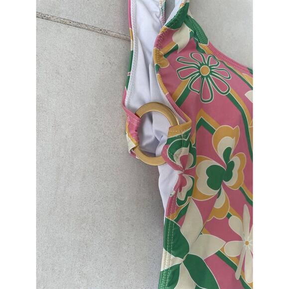 Kenny Flowers Swim One Piece Swimsuit Cut Out The Acapulco - Picture 4 of 12